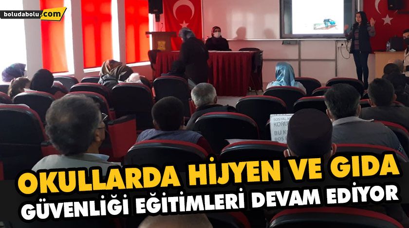 OKULLARDA HİJYEN VE GIDA GÜVENLİĞİ EĞİTİMLERİ DEVAM EDİYOR OKULLARDA HİJYEN VE GIDA GÜVENLİĞİ EĞİTİMLERİ DEVAM EDİYOR