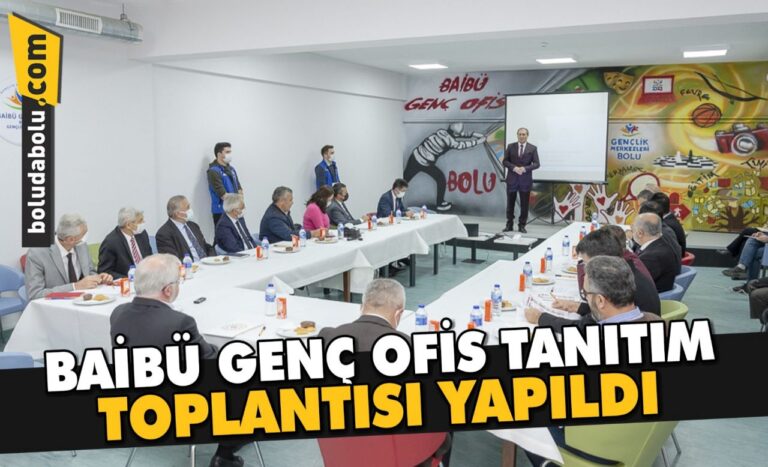 BAİBÜ Genç Ofis’in tanıtım toplantısı yapıldı