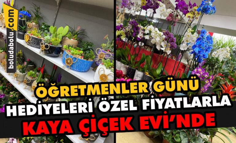 Öğretmenler Günü Hediyeleri Özel Fiyatlarla Kaya Çiçek Evi’nde