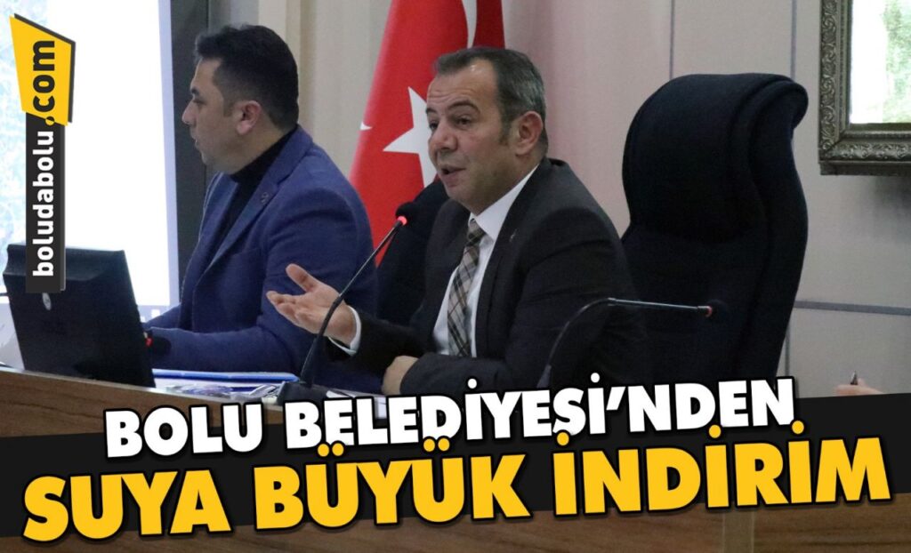 BOLU BELEDİYESİ’NDEN SUYA BÜYÜK İNDİRİM BOLU BELEDİYESİ’NDEN SUYA BÜYÜK İNDİRİM