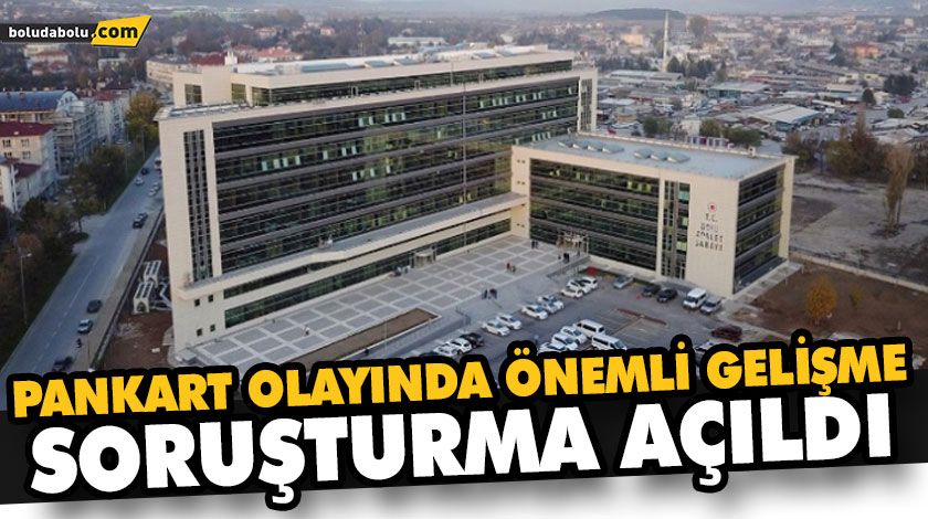 PANKART OLAYINDA ÖNEMLİ GELİŞME PANKART OLAYINDA ÖNEMLİ GELİŞME