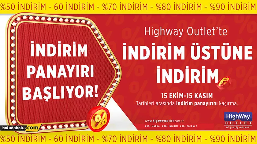 HIGHWAY’DE İNDİRİM YAĞMURU! HIGHWAY’DE İNDİRİM YAĞMURU!