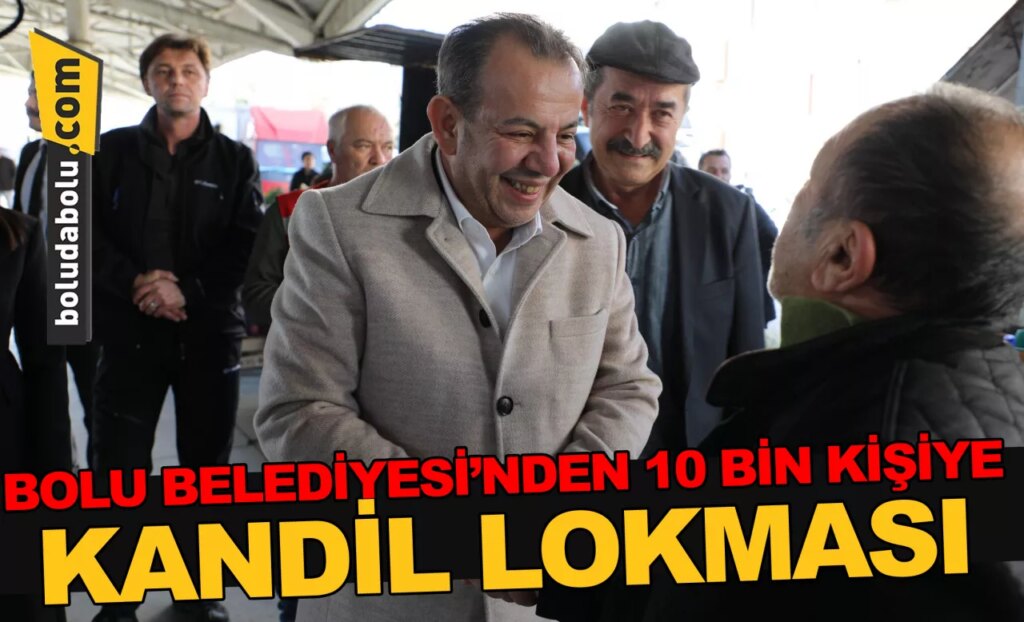 Bolu Belediyesi’nden 10 bin kişiye kandil lokması Bolu Belediyesi’nden 10 bin kişiye kandil lokması