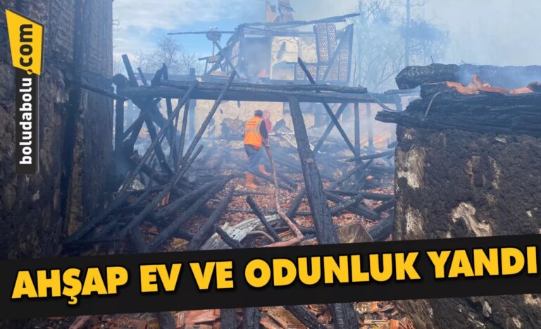 AHŞAP EV VE ODUNLUK YANDI