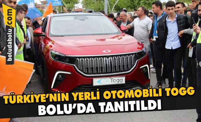 Türkiye’nin yerli otomobili Togg Bolu’da tanıtıldı