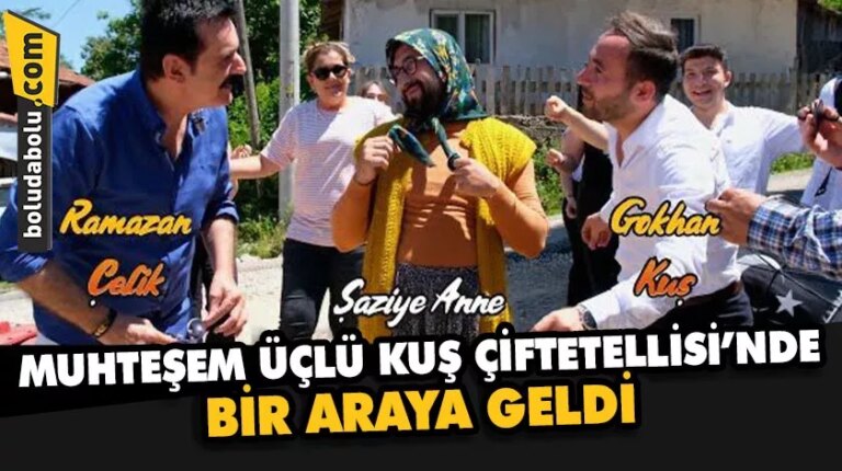 MUHTEŞEM ÜÇLÜ KUŞ ÇİFTETELLİSİ’NDE BİR ARAYA GELDİ