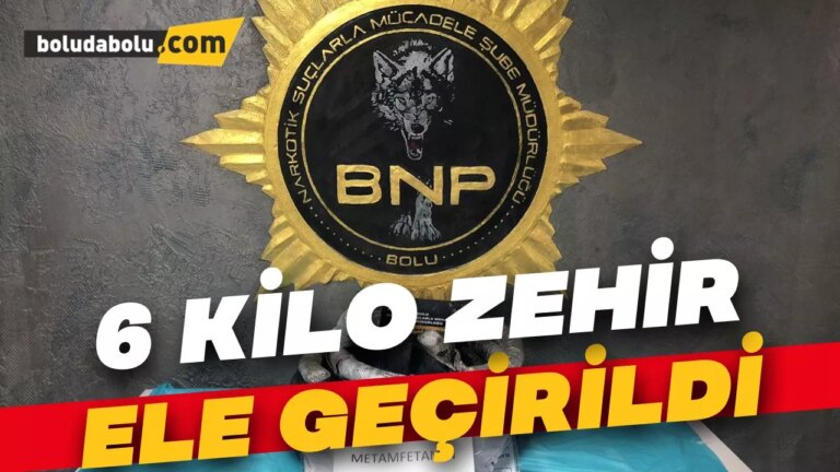 6 kilo 150 gram uyuşturucu ele geçirildi