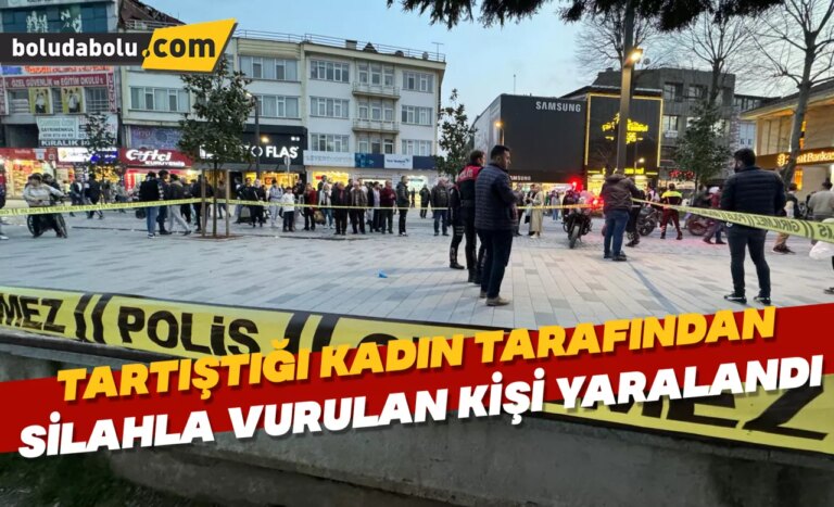 Düzce’de tartıştığı kadın tarafından silahla vurulan kişi yaralandı