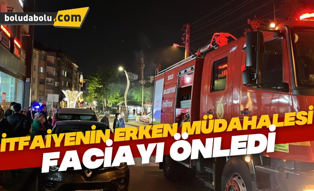 İtfaiyenin erken müdahalesi faciayı önledi İtfaiyenin erken müdahalesi faciayı önledi