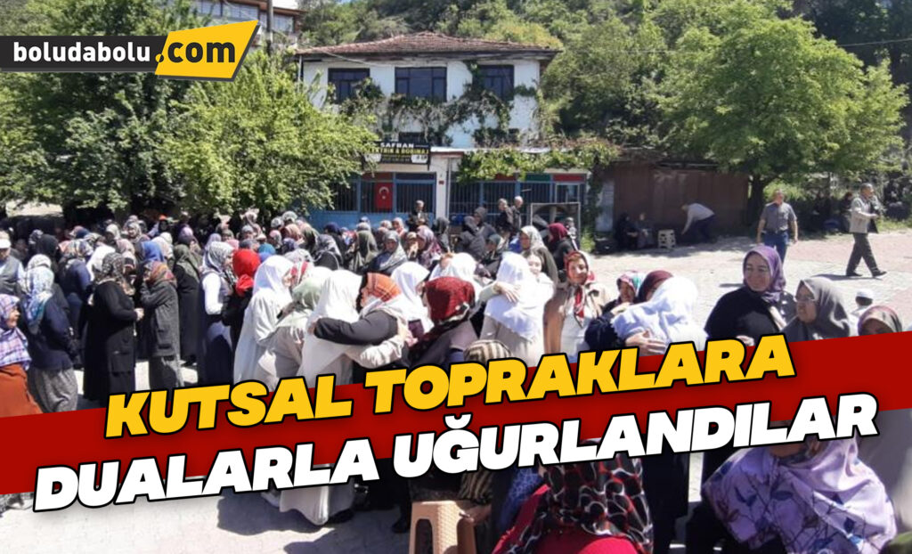 Kutsal topraklara dualarla uğurlandılar Kutsal topraklara dualarla uğurlandılar