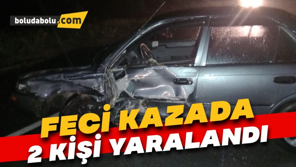 Bolu-Mudurnu karayolunda feci kaza: 2 yaralı Bolu-Mudurnu karayolunda feci kaza: 2 yaralı