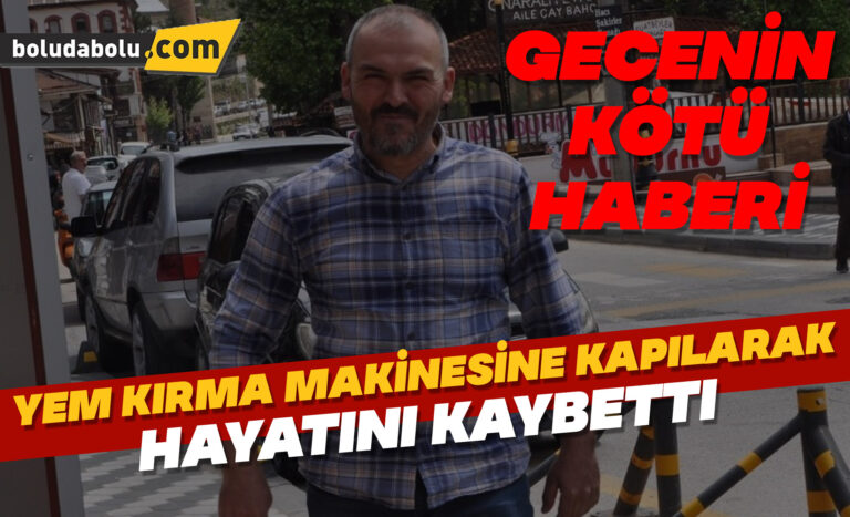 Kurbanlık hayvanlarını beslemek isterken yem kırma makinesine kapılarak hayatını kaybetti