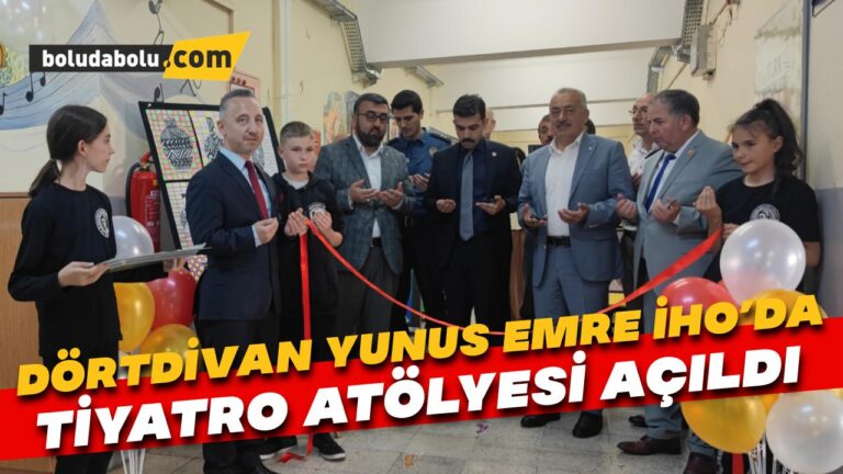 Dörtdivan Yunus Emre İHO’da tiyatro atölyesi açıldı