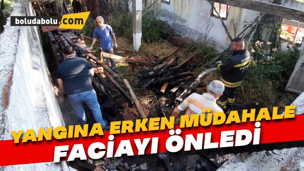Kümesteki yangına erken müdahale faciayı önledi Kümesteki yangına erken müdahale faciayı önledi