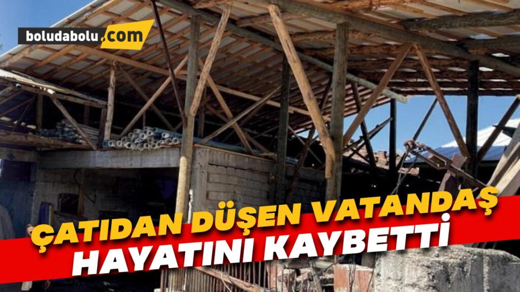 Samanlık çatısını tamir eden usta, çatıdan düşerek hayatını kaybetti Samanlık çatısını tamir eden usta, çatıdan düşerek hayatını kaybetti