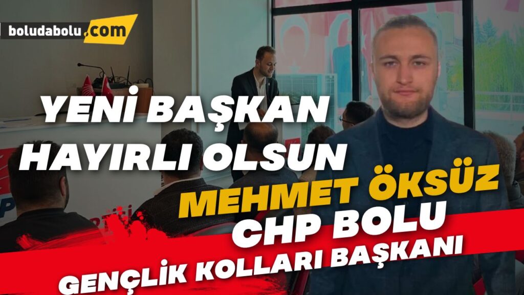 Gençlik Kolları Başkanı Mehmet Öksüz oldu Gençlik Kolları Başkanı Mehmet Öksüz oldu