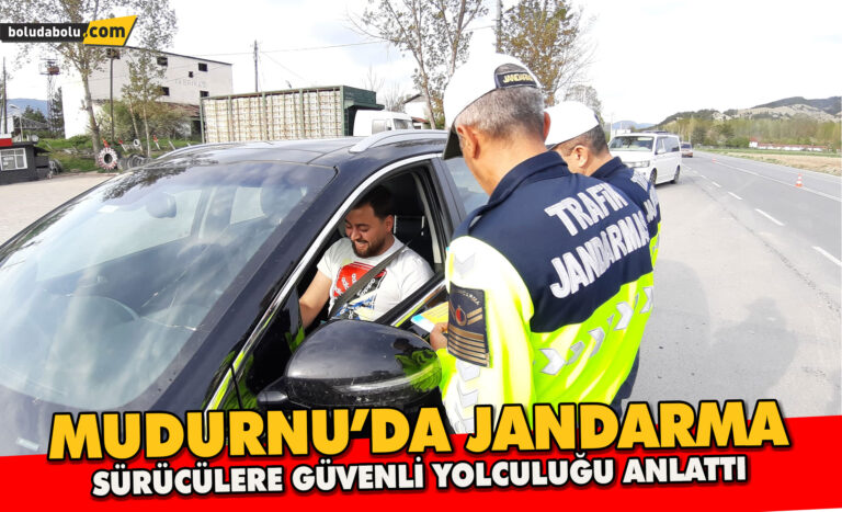 Jandarma sürücülere güvenli yolculuğu anlattı