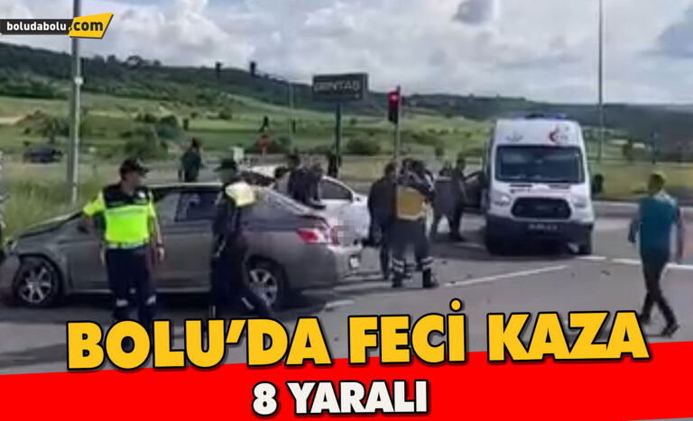 Bolu’da zincirleme kaza: 8 yaralı