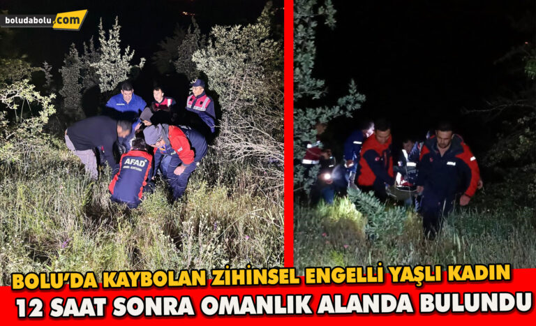 Kaybolan zihinsel engelli kadın 12 saat sonra bulundu