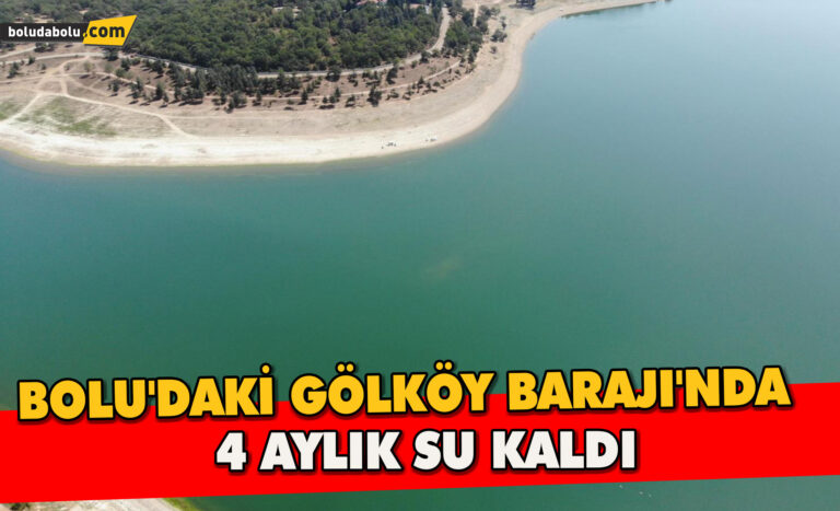 Bolu’daki Gölköy Barajı’nda 4 aylık su kaldı - Haber