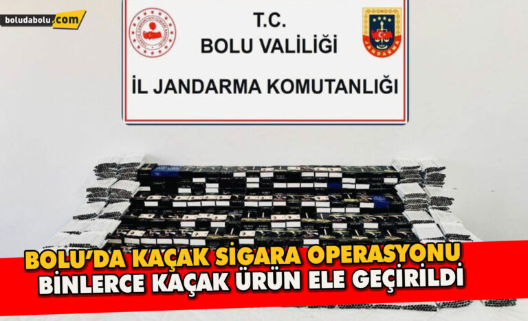 Bolu’da kaçak sigara operasyonu: Binlerce kaçak ürün ele geçirildi - Haber